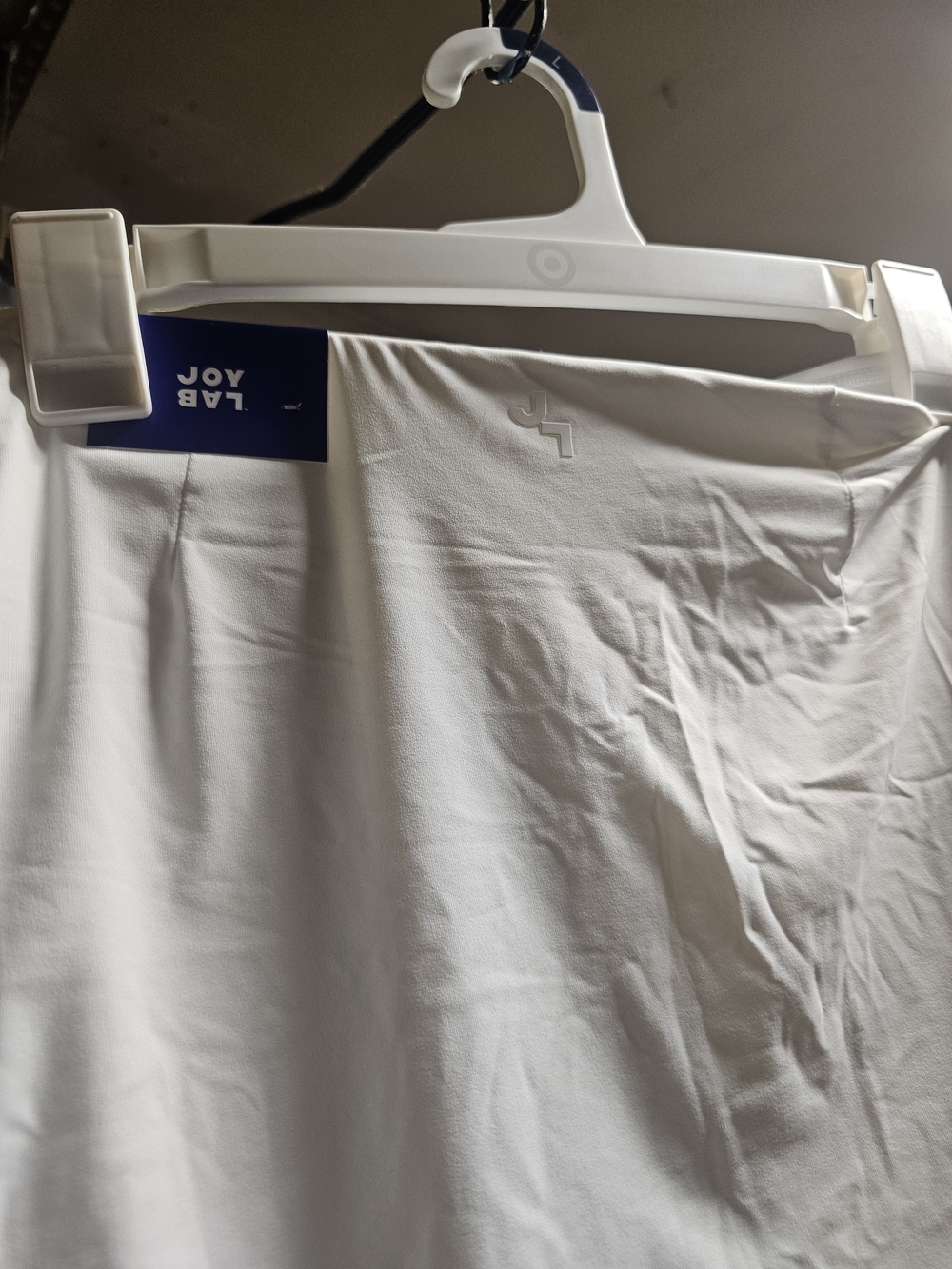 JoyLab White Performance Skirt with Subtle Logo
